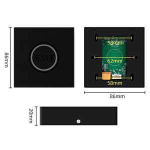 Touch Access Switch Panel Auto Reset Switch Door Opening Exit <strong>Button</strong> Automation Door Access Control <strong>Push</strong> <strong>Button</strong> - Product Image 5