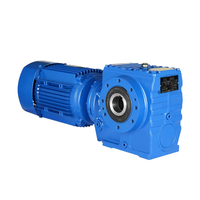 Moteur à engrenages personnalisé à angle droit 55 90 110 132 160 KW S 17 27 37 47 57 pour ascenseur/pont élévateur, palan/treuil, porte automatique, grue à empilement