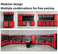 Gabinete de Herramientas Modular Personalizado de Alta Resistencia, Moderno y Combinado, con 12 Cajones, Construcción de Acero Laminado en Frío, Capacidad de Carga de 1000 kg