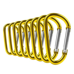 Mosquetón <span class=keywords><strong>de</strong></span> aluminio en forma <span class=keywords><strong>de</strong></span> D, regalo promocional, 6cm, mosquetón <span class=keywords><strong>de</strong></span> <span class=keywords><strong>escalada</strong></span> para llave - Product Image 4