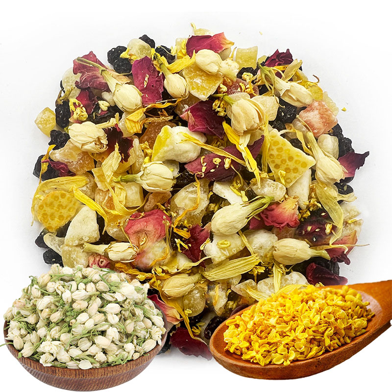 Китайская фабрика производит Ароматизированный Чай osmanthus Jasmine со смешанным вкусом