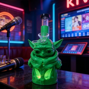 Base de Cerámica para Hookah con Forma de Rana Verde, Accesorio Decorativo para Fumar, Ideal para Fiestas y Bares - Product Image 4