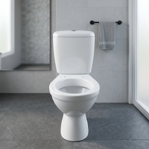 WC céramique Nano Irani deux pièces avec siphon en P, double chasse, déodorisant - Product Image 2