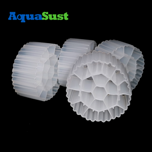 Juntai HDPE <span class=keywords><strong>Aquarium</strong></span> Filtermedia Bio Balls MBBR 25x12mm Hoog Oppervlaktegebied (>650) 5+ Jaar Garantie voor Aquacultuur Visvijver - Product Image 6