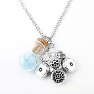 Joyería <span class=keywords><strong>Breaking</strong></span> <span class=keywords><strong>Bad</strong></span> llavero Heisenberg <span class=keywords><strong>Walter</strong></span> botella de corcho blanco dijes llavero máscara de Gas colgante llavero de coche - Product Image 6