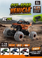 Camion RC tout-terrain en métal 1:10 avec musique pour passer du temps en plein air avec la famille et les amis