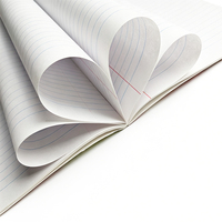 Cuaderno Escolar Personalizado 240x179mm, Cuaderno Rayado con Encuadernación Cosida, Tapa Blanda, Encuadernación con Grapas, Cuaderno de Escritura para Estudiantes, Venta al por Mayor