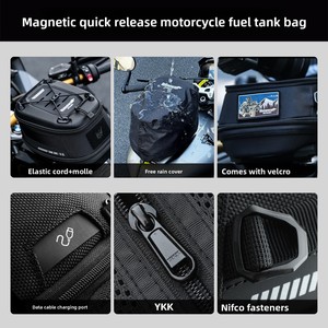 <span class=keywords><strong>Borsa</strong></span> da Moto Magnetica a Sgancio Rapido, Impermeabile e Resistente all'Usura, per Serbatoio Carburante, da Viaggio e per Motociclisti - Product Image 5