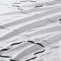 Tela de Jacquard Tejida para Colchones, Transpirable, 220GSM, Hilo de Poliéster Teñido, para Relleno de Colchones y Ropa de Cama