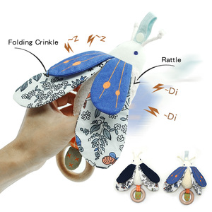 Baby <strong>Stuffed</strong> Insect Plush <strong>Animal</strong> Toys <strong>Musical</strong> Infant Soothing Multi-sensory Soft comfort Doll for <strong>Newborn</strong> - Product Image 2