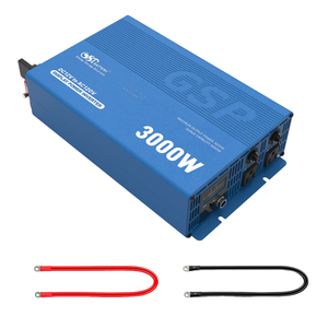 อินเวอร์เตอร์แปลงไฟ GSP 12V 3000W แบบ Pure Sine Wave จากไฟ DC เป็นไฟ AC สำหรับรถยนต์ รถบ้าน รถบรรทุก บ้านพักอาศัย ใช้กลางแจ้ง กรณีฉุกเฉิน และแปลงไฟจากพลังงานแสงอาทิตย์ - Product Image 1