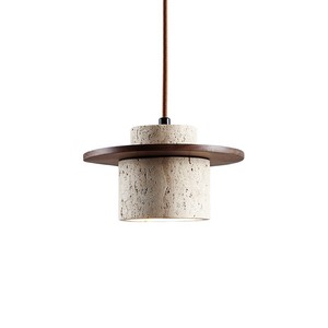 Japanese Wabi Sabi Style Pendant <b>Light</b> Round E27 LED Single Head For Bedroom <b>Dining</b> Room Hotel Guesthouse Cream Color - Product Image 5