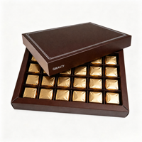 Boîte d'emballage de chocolat personnalisée, fournisseur en gros, boîte cadeau de chocolat avec impression de logo personnalisé, fourniture directe d'usine