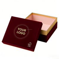 Maßgefertigte Schwarze Hartkarton-Geschenkbox mit Goldgeprägtem Logo, Goldverzierung, Rosa Futter, Luxuriöse Produktverpackung