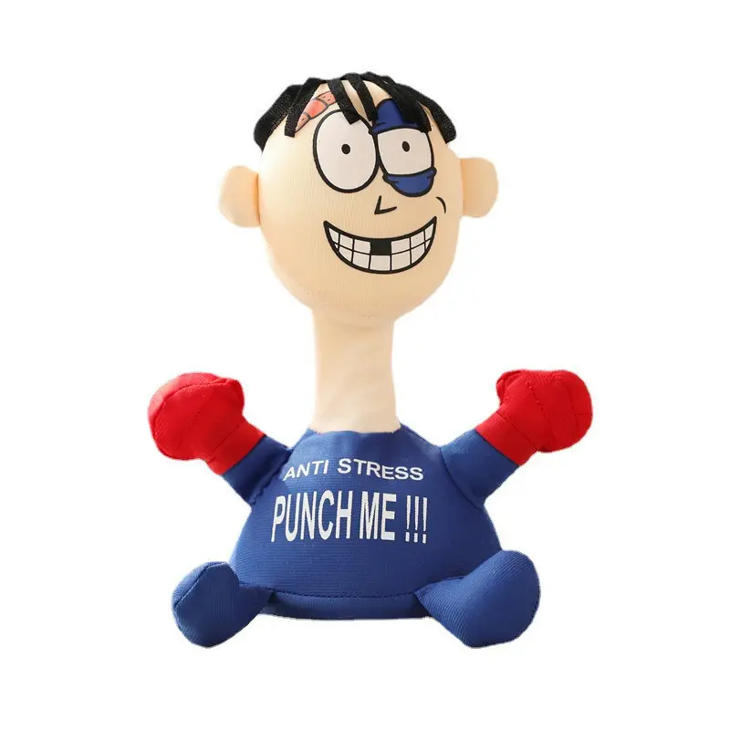 Punch Me Plush Toys Screaming Toy Girl Creative Vent Screaming Doll With Simulation Sound