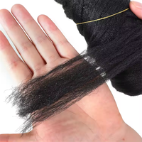 Fil à tricoter 100 % laine du Brésil, tricoté à la main et à la machine, 70g, 23 mètres, fil acrylique pour tresses africaines, fausses locks/wraps et crochet