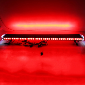 RGB Red Blue 3W <span class=keywords><strong>LED</strong></span> Strobe <span class=keywords><strong>Light</strong></span> <span class=keywords><strong>Bar</strong></span> Cấu Hình Thấp 47 "120Cm Cảnh Báo Khẩn Cấp Đèn Cho Xe Ô Tô Xe Tải CE Chứng Nhận 12V 24V - Product Image 2