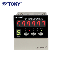TOKY 72*72mm 100-240V affichage à 6 chiffres F N R C Mode sortie interrupteur à pouce compteur numérique