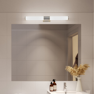 Applique murale LED moderne en tube métallique pour salle de bain, chambre, hall d'entrée, toilettes, salon, avec éclairage haut/bas pour miroir, Or/Noir - Product Image 4