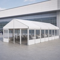 Tenda per Eventi con Struttura in Alluminio a Campata Libera per Mostre, Ricevimenti e Attività Commerciali