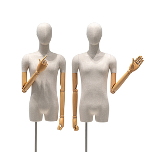 Maniquí <span class=keywords><strong>de</strong></span> lino <span class=keywords><strong>de</strong></span> alta calidad para hombre, busto <span class=keywords><strong>de</strong></span> madera, tienda <span class=keywords><strong>de</strong></span> <span class=keywords><strong>ropa</strong></span>, exhibición <span class=keywords><strong>de</strong></span> cuerpo - Product Image 5