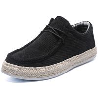 Mocassins pour hommes respirants, anti-odeurs, antidérapants, légers, avec empeigne en maille souple, semelle extérieure en caoutchouc, chaussures décontractées toutes saisons