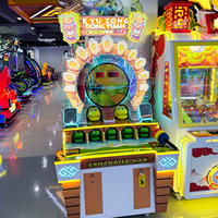 Machine de jeu d'arcade commerciale Whack A Mole à monnayeur, jeu de rédemption au marteau pour centre de divertissement familial (FEC)