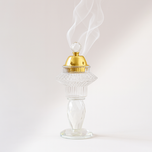 Mubkhar Bukhoor Métal Gros Cheveux Arabe Bakhoor Oud Frank Luxueux Petit Brûleur d'Encens Zen Personnalisé Set Diffuseur d'Encens - Product Image 1