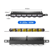 Superhelle 6D-Linse Ultradünner LED-Kühlergrill-Scheinwerfer 12-80V Wasserdichte Frontstoßstangen-Arbeitsleuchte für Autos