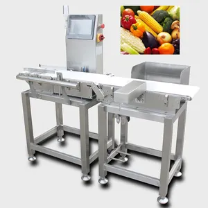 Fruit Groente Voedsel Controleweger Automatische Transportbaan Controleweger Hoge Kwaliteit Check Gewicht