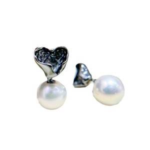 Accessoires en argent S925 pour la création de bijoux, boucles d'oreilles en argent tendance avec perles rondes de 9 à 13 mm, plateau vide pour boucles d'oreilles 22271 - Product Image 5