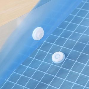 <span class=keywords><strong>Carpeta</strong></span> de <span class=keywords><strong>Archivos</strong></span> de Plástico Transparente A4 F4 A5, <span class=keywords><strong>Carpeta</strong></span> de Documentos con Cierre, Bolsa de Malla Transparente con Botón - Product Image 5