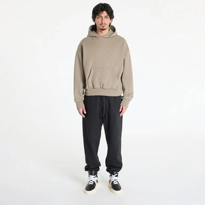 Sweat à capuche oversize pour homme, écologique, 3D, 450GSM, collection Fog, logo sur le devant, survêtement, saison, week-end, confortable, élégant - Product Image 5