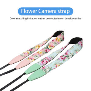 Groothandel op maat gemaakte lederen polyester zeefdruk verstelbare lengte afneembare milieuvriendelijke hoogwaardige universele camerariem - Product Image 2