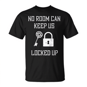 Ninguna habitación puede contenernos: Camiseta para equipo de jugadores de Escape Room - Product Image 2
