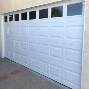 <span class=keywords><strong>Porte</strong></span> <span class=keywords><strong>de</strong></span> <span class=keywords><strong>garage</strong></span> sectionnelle résidentielle automatique isolée en aluminium avec télécommande et système anti-pincement pour villa - Product Image 1
