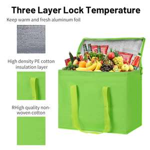 Bolsa Térmica Porta Alimentos a Prueba de Fugas para Picnic, Bolsa Aislante para Bebidas, Bolsa Refrigerante para Comestibles con Cierre Superior - Product Image 2