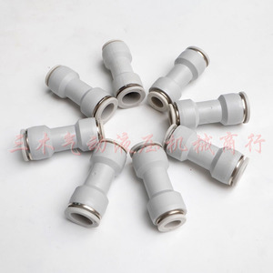 Raccord rapide pneumatique en plastique Jiangwei, réducteur droit PG 6 4 8 6 10 8 pour raccords de tuyauterie d'air - Product Image 2