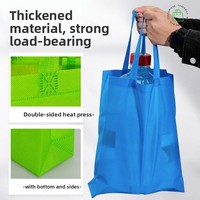 Direkt vom Hersteller: Verstärkte Vlies-Tragetasche mit Individuellem Logo-Aufdruck, Wiederverwendbar, Umweltfreundlich, Langlebig, Werbe-Tasche für Unternehmen