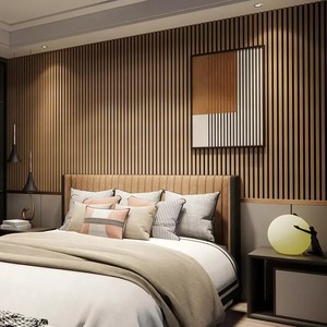 Paneles de pared de listones acústicos de madera de roble negro de buena venta 3600*600mm <span class=keywords><strong>aislamiento</strong></span> <span class=keywords><strong>térmico</strong></span> de fácil instalación <span class=keywords><strong>para</strong></span> habitaciones de Hotel - Product Image 6