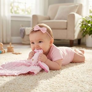 Soft Security Blanket <b>Baby</b> Bunny Snuggle Toy <b>Newborn</b> Stuffed Animals <b>Baby</b> <b>Gifts</b> for <b>Boys</b> and Girls - Product Image 3