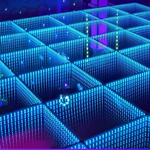 Pista de Baile LED 3D con Espejo Infinito, Luces de Video Magnéticas Inalámbricas Portátiles, Luz RGB para Pista de Baile, Protección Impermeable IP65 para Fiestas - Product Image 4