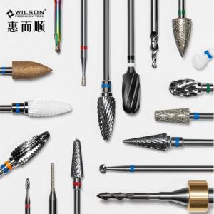 5002802 Instrument de laboratoire HP fraise en carbure de tungstène pour la fabrication de résine acrylique outils CNC fraises en bout Roland perceuse à ongles - Product Image 1