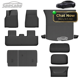 Alfombrillas de coche SONSANG TPE para Tesla Model Y Juniper 2026, alfombrillas de moqueta tipo bandeja profunda, accesorios para el suelo, alfombrilla de invierno para coche - Product Image 1