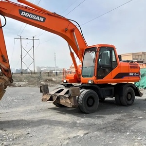 Cheap DOOSAN DH210W-7 Used Hydraulic Wheeled <b>Excavator</b> Original Engine for Contractors Rental Companies Construction Businesses - Product Image 6