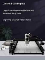 Machine de gravure CNC miniature 500W à moteur haute puissance, trois axes, capable de graver et de découper l'aluminium, l'acier, l'acrylique, le bois, le plastique