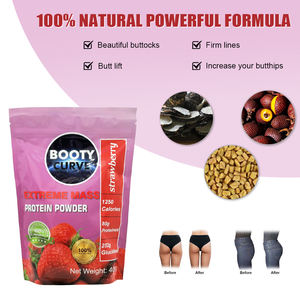 Meilleure Quantité BOOTY CURVE Poudre Protéinée pour Prise de Masse Musculaire, Agrandissement Extrême du Fessier, Rehaussement et Raffermissement des Fesses et des Hanches (BBL) - Product Image 4