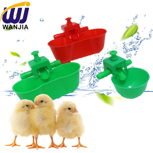 Bebedero Automático WANJIA para Aves de Corral, Tazón de Agua de Plástico para Pollos, Patos, Codornices, <span class=keywords><strong>Palomas</strong></span> y Pájaros - Product Image 1