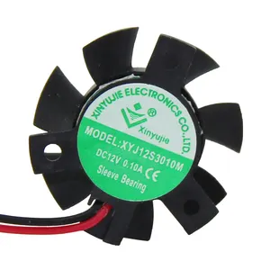 3010 dc eksenel braket fan sessiz USB mini su geçirmez IP67 fırçasız soğutma fanı 5V 12V 24V 3D yazıcı için