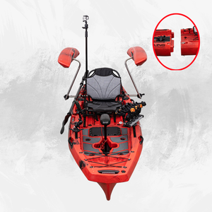 PVC Kayak Solo Pedal Drive System <span class=keywords><strong>con</strong></span> 18lb-35lb <span class=keywords><strong>Motor</strong></span> eléctrico Power Sit Top Kayak Pesca al aire libre Lagos Ríos <span class=keywords><strong>Surf</strong></span> al aire libre - Product Image 3